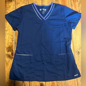 Grey’s Anatomy Scrub Set size medium navy blue nursing scrubs